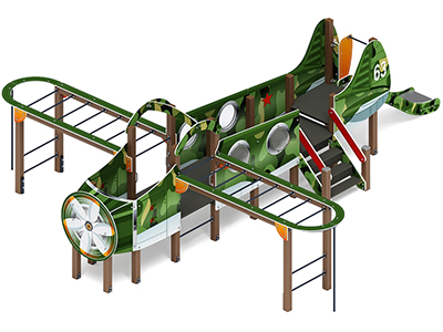 Уличный ДСК Высший пилотаж-3 (камуфляж)