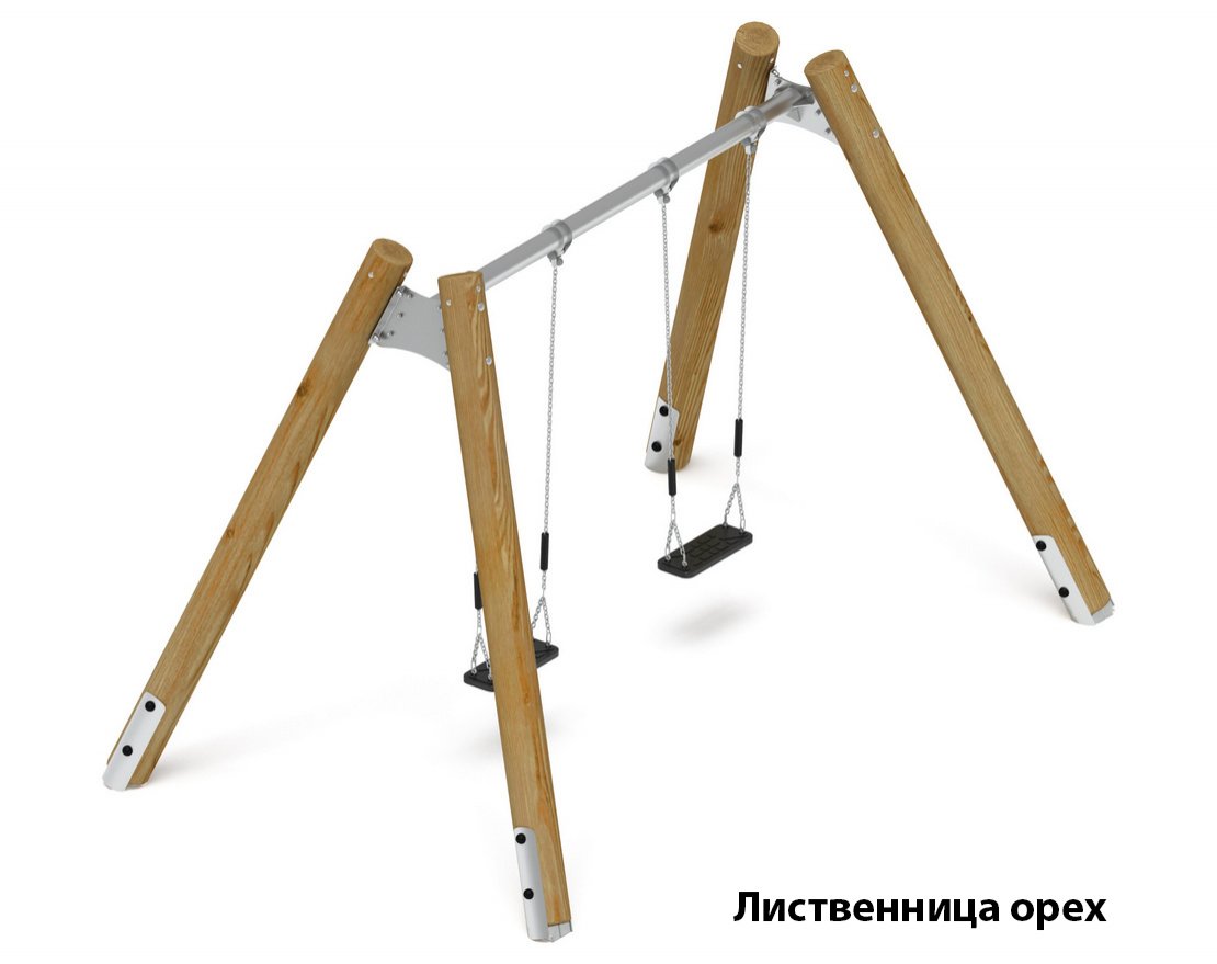 Качели Единство (лиственница) 10 - вид 2