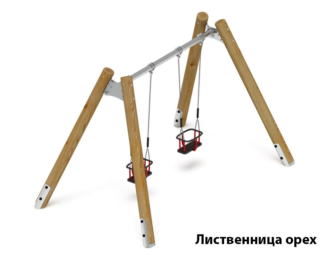 Качели Единство (лиственница) 11 - вид 2