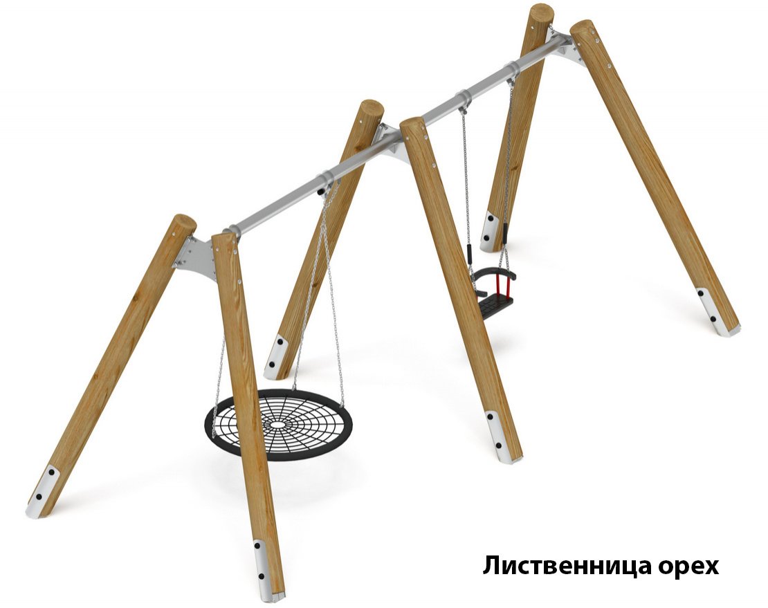 Качели Единство (лиственница) 13 - вид 2