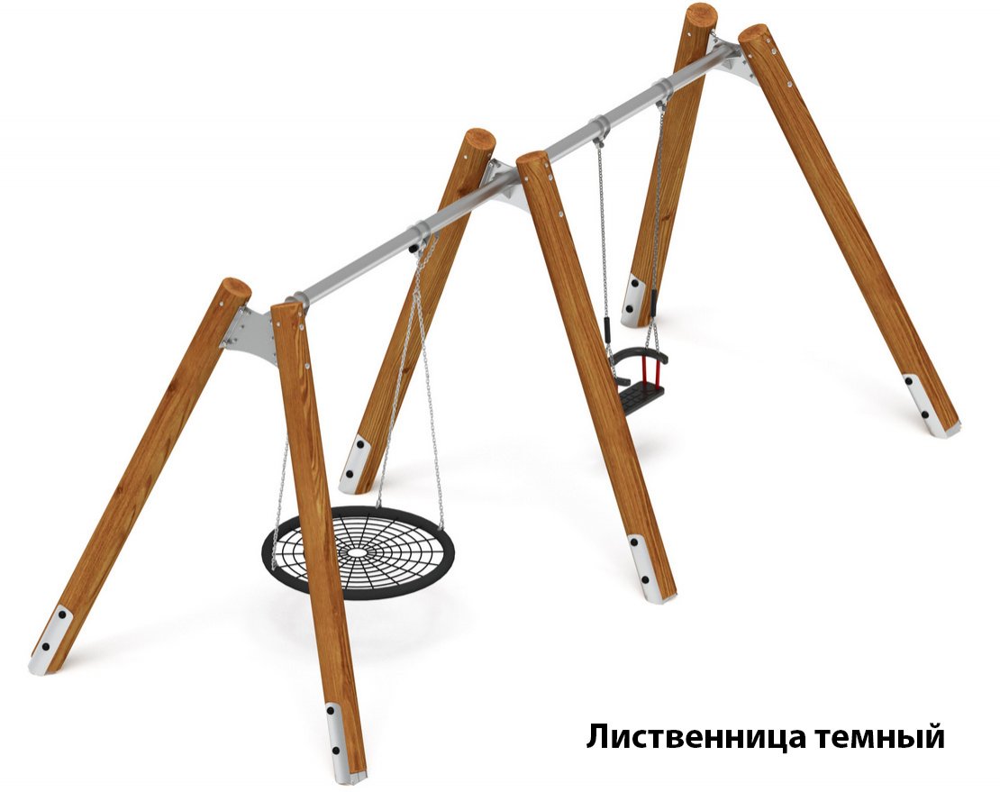 Качели Единство (лиственница) 13 - вид 1