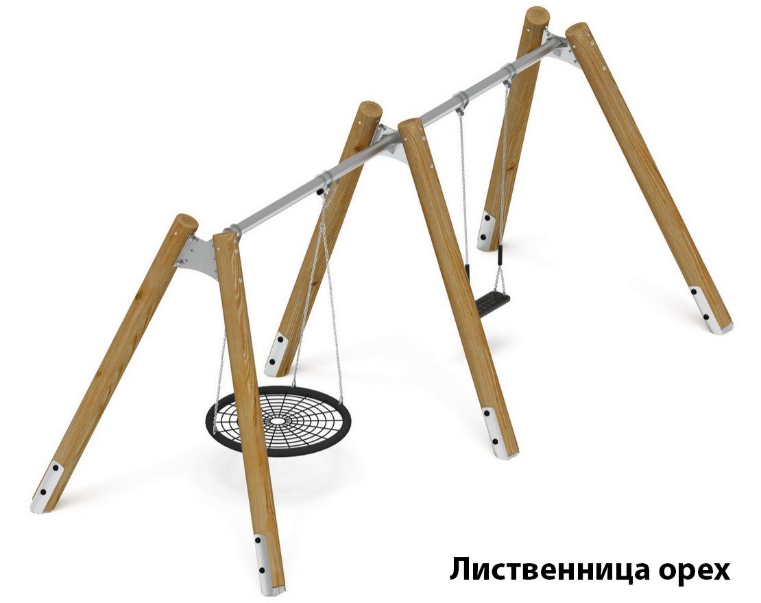 Качели Единство (лиственница) 1 - вид 2