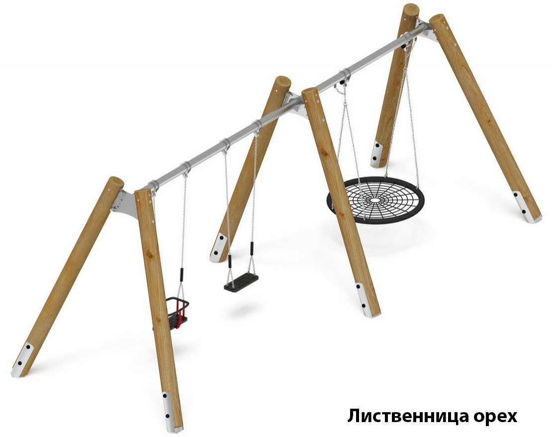Качели Единство (лиственница) 3 - вид 2