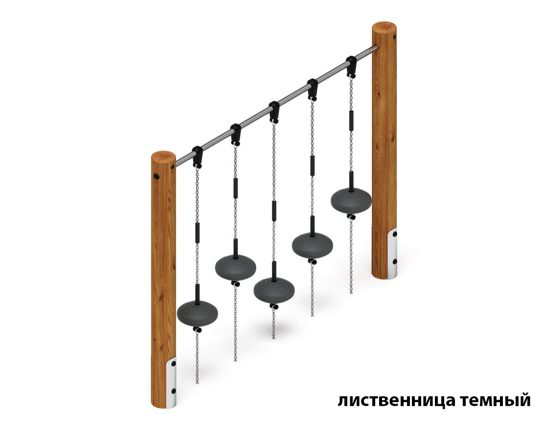 Спорткомплекс для старшего возраста Крепыш 3 (Лиственница) - вид 1