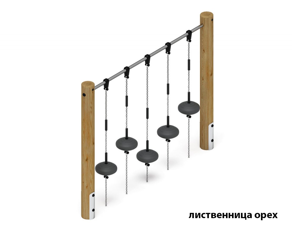 Спорткомплекс для старшего возраста Крепыш 3 (Лиственница) - вид 2