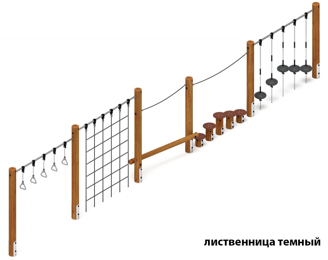 Спорткомплекс для улицы Крепыш 5 (Лиственница) - вид 1