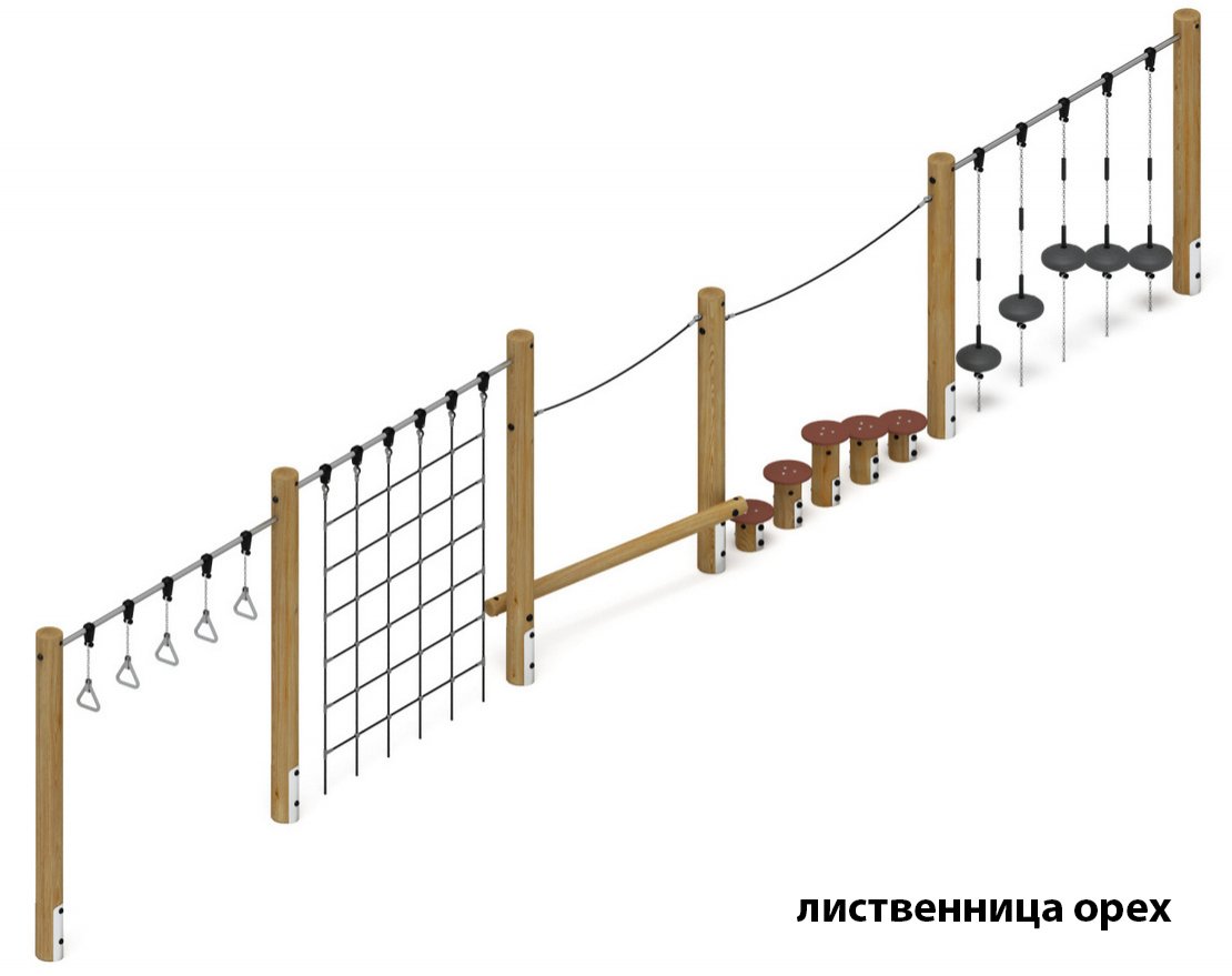 Спорткомплекс для улицы Крепыш 5 (Лиственница) - вид 2