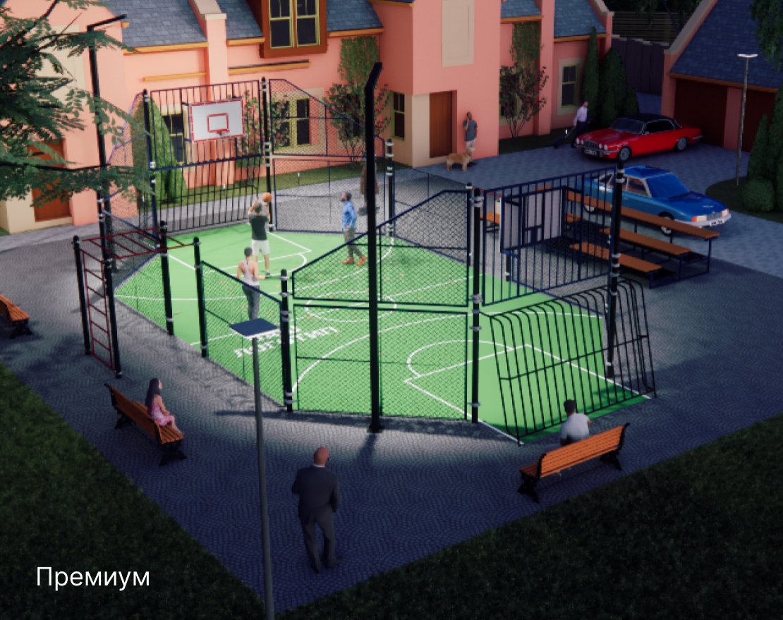Готовая спортивная площадка для улицы TORUDA SP-4 - вид 2